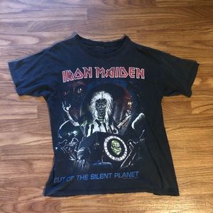 Vtg Iron Maiden Out of the Silent Planet Shirt
